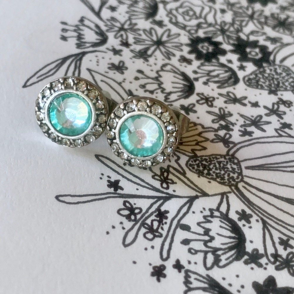 NWT Minty Halo Studded Earrings ✨
